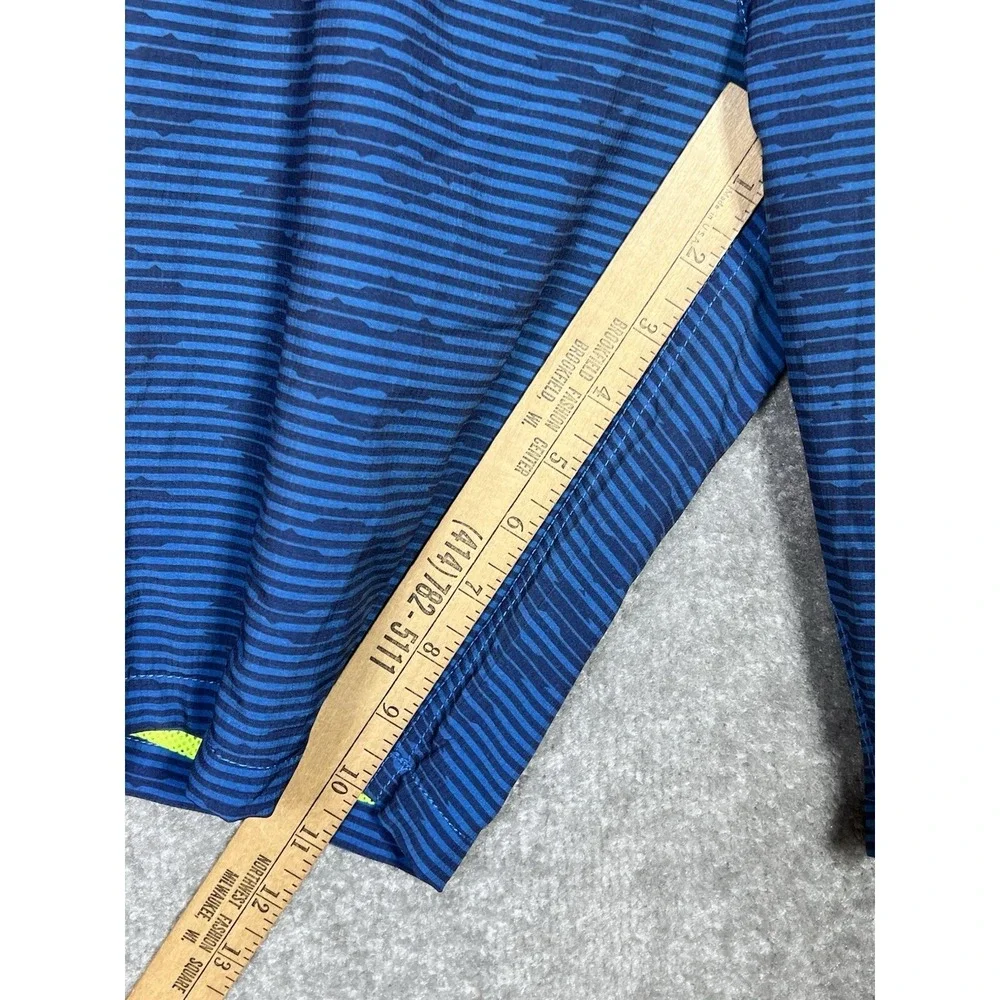 Eddie Bauer Swim Trunks Shorts Boys Kids Size 14/16 Blue Pockets‎ Drawstring